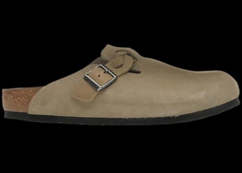 Birkenstock Boston Braided Suede Taupe