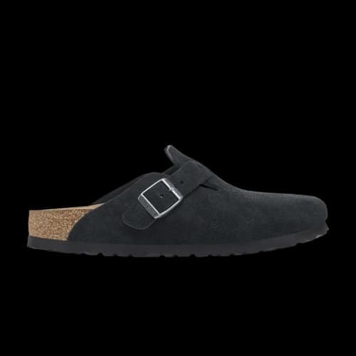 Birkenstock Boston Suede Black