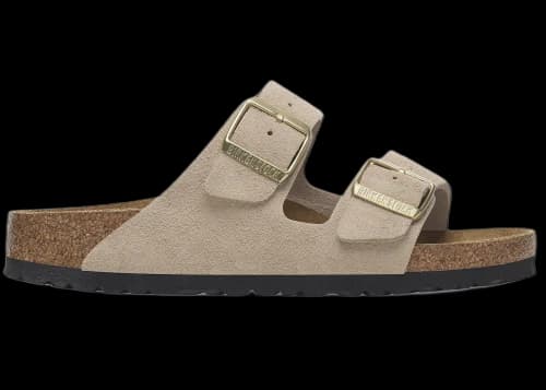 Birkenstock Arizona Suede Leather Sandcastle