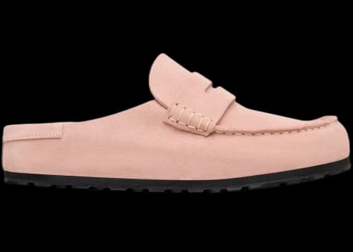 Birkenstock Naples Wrapped Suede Leather Pink Clay