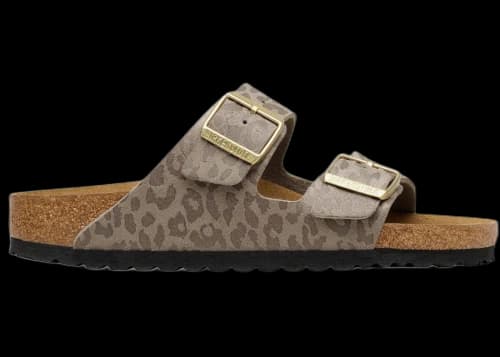 Birkenstock Arizona Synthetics Leopard Grey Taupe