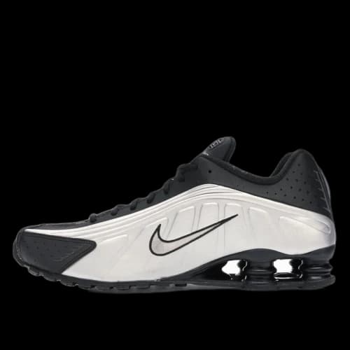 Nike Shox R4 Black Metallic Silver