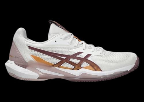 ASICS Solution Speed FF 3 Clay White Dusty Mauve (Women's)