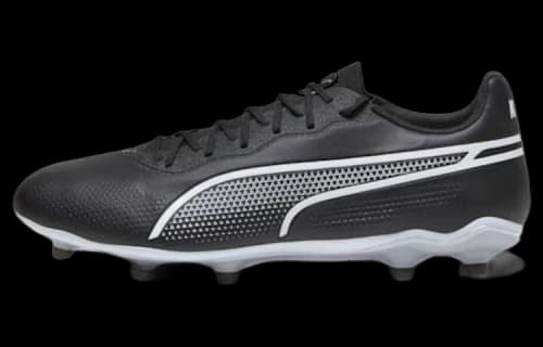 Puma King Pro FG/AG Black White