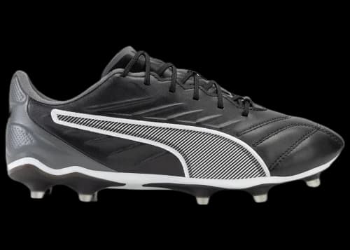 Puma King Pro FG/AG Black White Cool Dark Grey