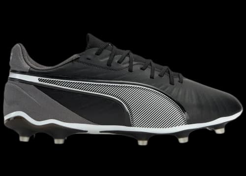 Puma King Match FG/AG Black White Cool Dark Grey