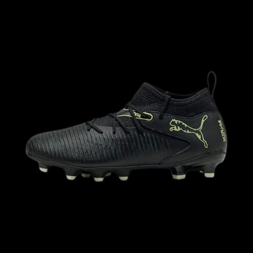 Puma Future 8 Match Little Kid 'Black/Fizzy Light/Green Terrain'