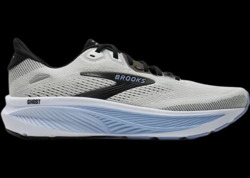 Brooks Ghost 18 White Black Open Air