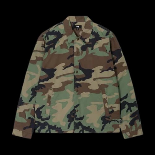 Stussy Coach Shirt Camo