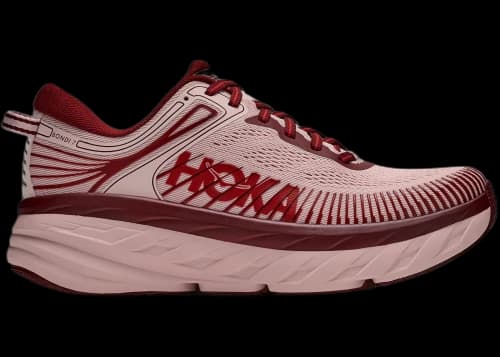 Hoka One One Bondi 7 Pink Opal Varsity Burgundy (Women's)