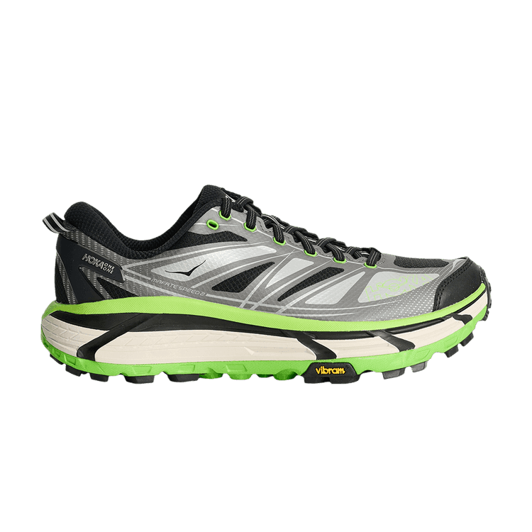 Hoka One One Mafate Speed 2 Black Electric Green