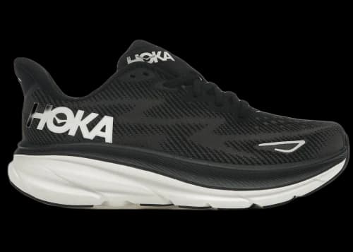 Hoka One One Clifton 9 Black White (Women's)