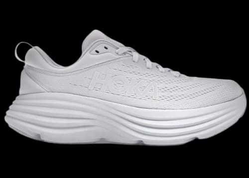 Hoka One One Bondi 8 Triple White (Women's)