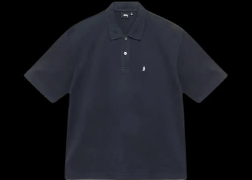 Stussy Classic Pique Polo Black