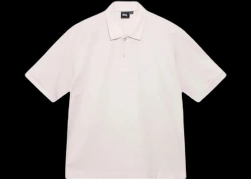 Stussy Classic Pique Polo Off White