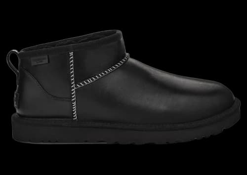 UGG Classic Ultra Mini LTHR Regen Boot Black