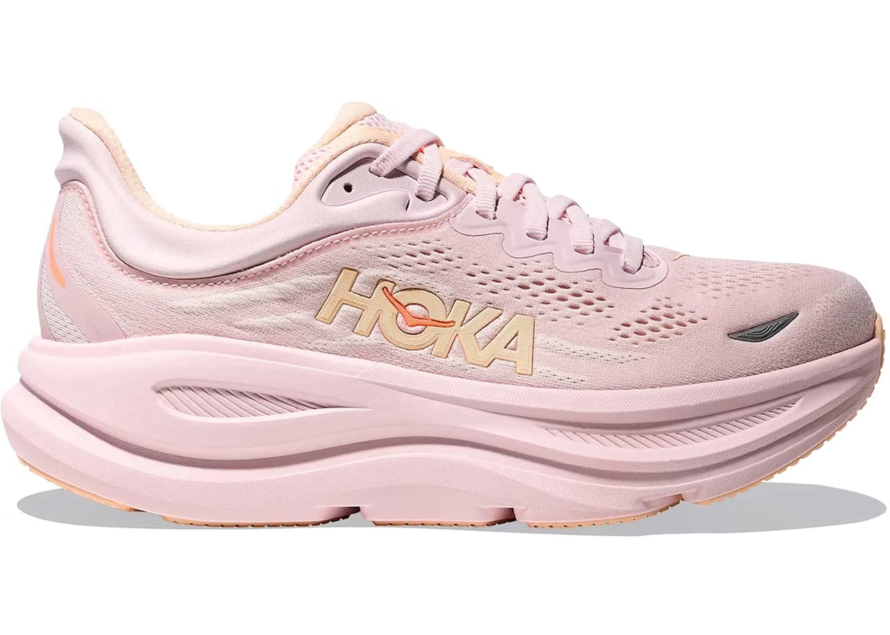 Hoka One One Bondi 9 Lilac Cream Tangerine Glow (Women's)
