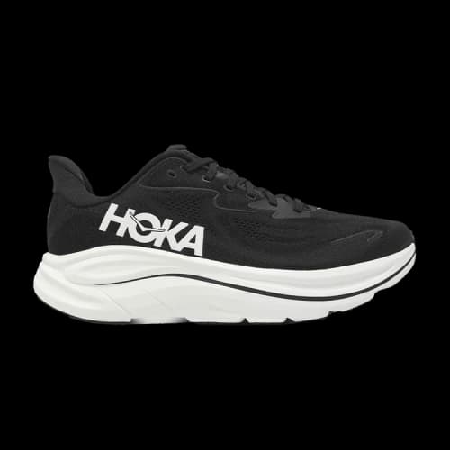 Hoka Clifton 10 Wide 'Black White'