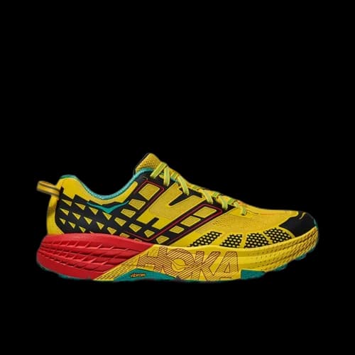 Hoka One One Speedgoat 2 Sour Lemon Black
