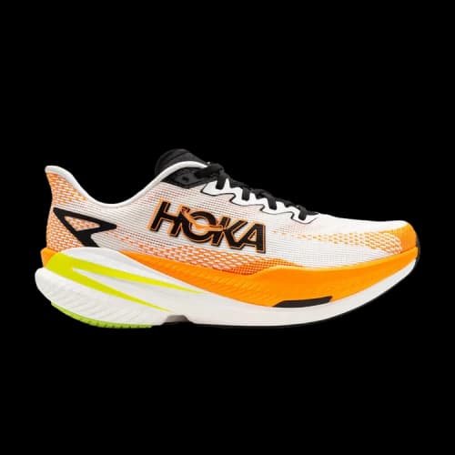 HOKA Mach X 3 'White Neon Tangerine'