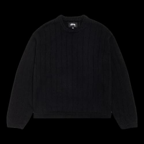 Stussy Buana Logo Sweater Black