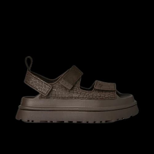 UGG GoldenGlow Embossed Sandal Dense Smoke (Women's)