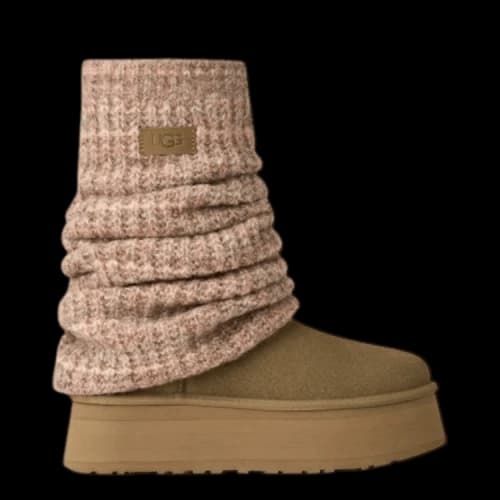 UGG Classic Mini Dipper Legwarmer Boot Light Bronze (Women's)