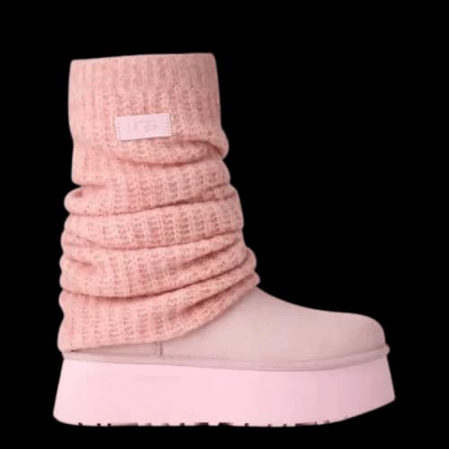 UGG Classic Mini Dipper Legwarmer Boot Ribbon Candy (Women's)