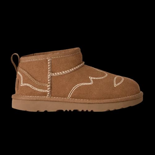 UGG Classic Ultra Mini Western Kids 'Chestnut'