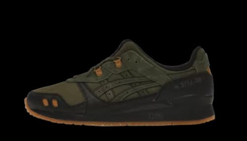 ASICS Gel-Lyte III Olive Canvas Black