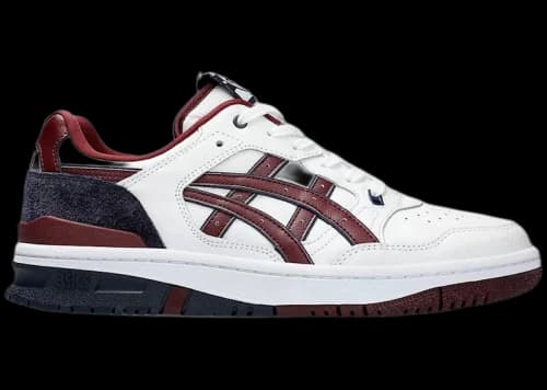 ASICS EX89 White Port Royal Burgundy