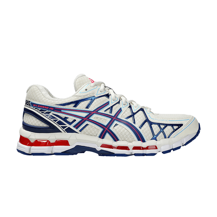 ASICS Gel-Kayano 20 Cream Blue Red