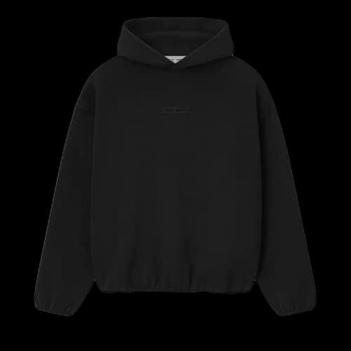 Fear of God EssentiaLS Modern Fleece Hoodie Jet Black
