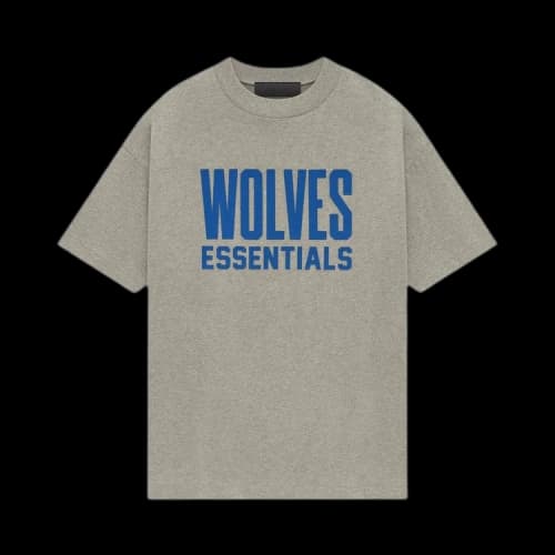 Fear of God Essentials Wolves Tee Warm Heather