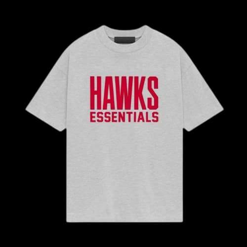 Fear of God Essentials Hawks Tee Light Heather Grey