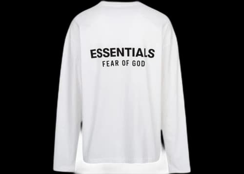Fear of God Essentials Classic Long Sleeve Tee Bright White