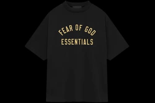 Fear of God Essentials Jersey Crewneck Tee Black