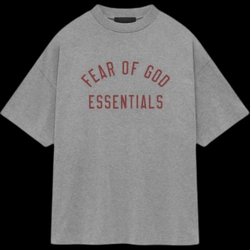 Fear of God Essentials Jersey Crewneck Tee Dark Heather