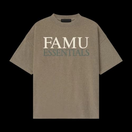 Fear of God Essentials FAMU 90s Tee Homestead Heather