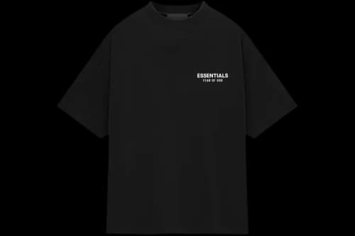 Fear of God Essentials Jersey Crewneck T-Shirt Black