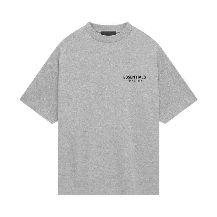 Fear of God Essentials Jersey Crewneck T-Shirt Light Heather Gray