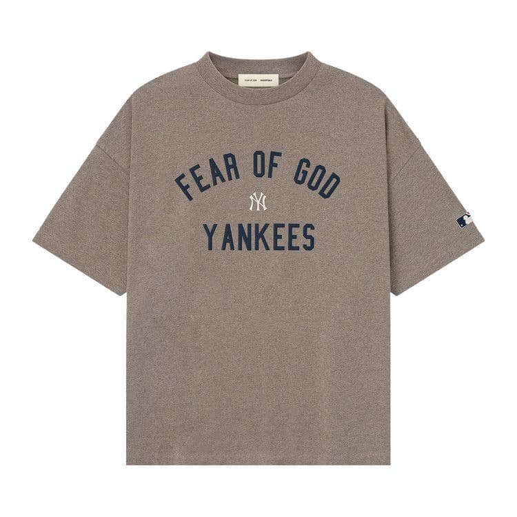 Fear of God Essentials Yankees 90s Tee 'Homestead Heather'