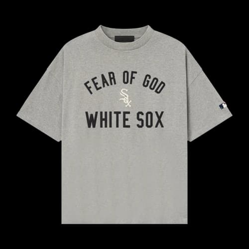 Fear of God Essentials White Sox 90s Tee 'Concrete Heather'