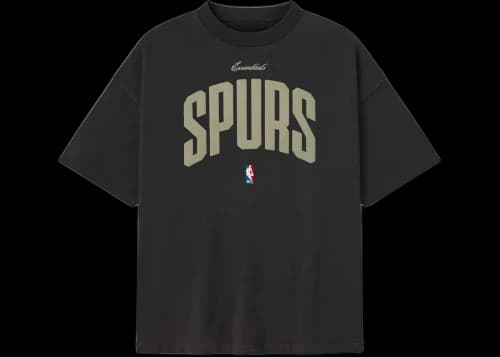 Fear of God Essentials Spurs 90's Tee Black