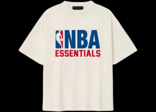 Fear of God Essentials NBA 90's Tee Cream White