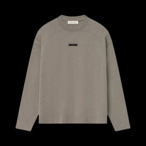 Fear of God Essentials Classic Long Sleeve Tee (FW25) Homestead Heather