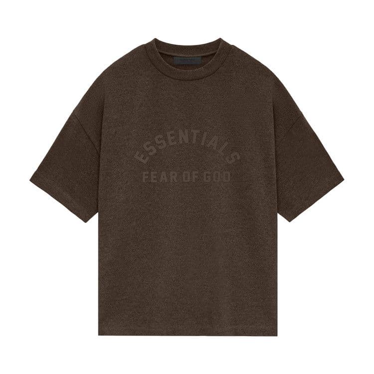 Fear of God Essentials Core Collection Heavy S/S Tee Heather Wood