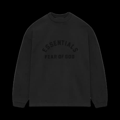 Fear of God Essentials Core Collection Heavy L/S Tee Black