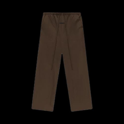 Fear of God Essentials Textured Nylon Utility Pant Brown