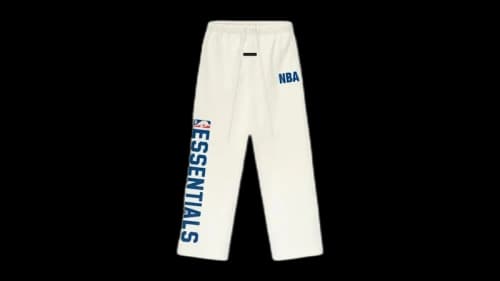 Fear of God Essentials NBA Lounge Sweatpant Cream White